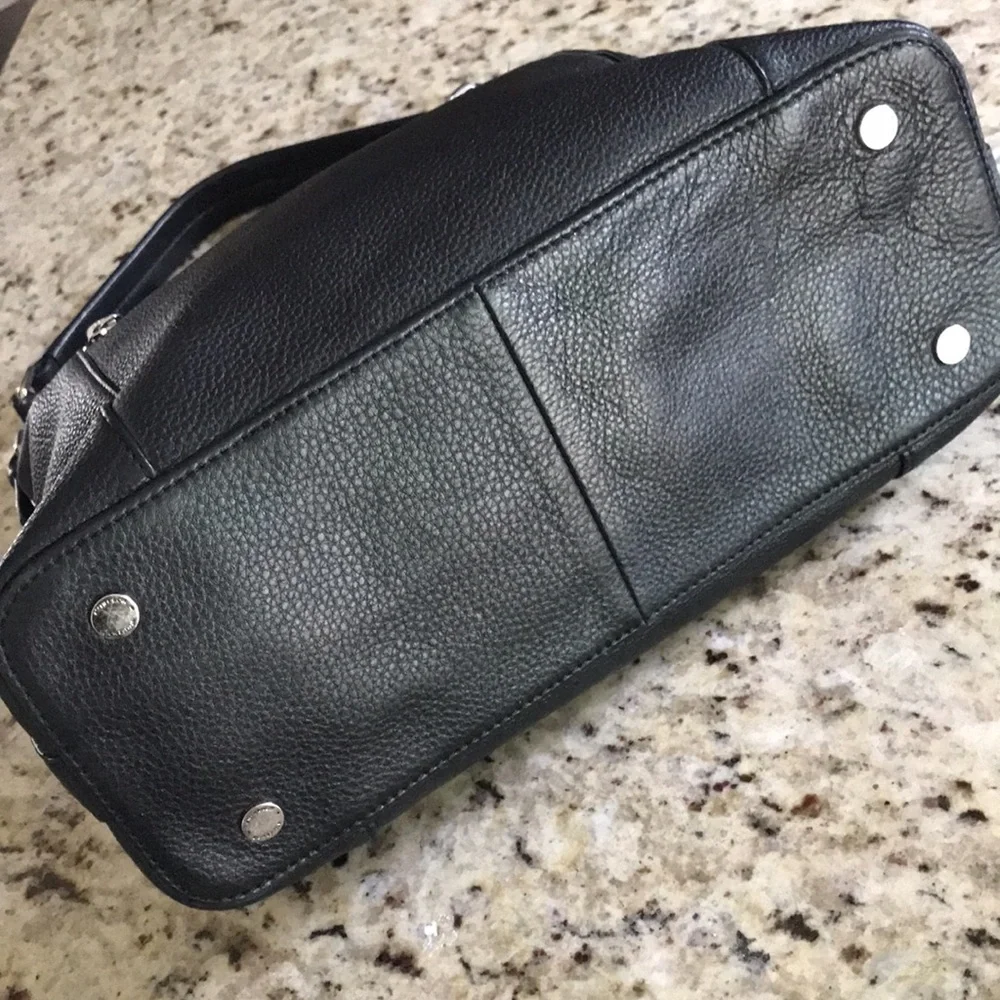 NWOT Atelier Noir Rudsak Black Leather Hobo Shoulder Bag Purse - Picture 9 of 17